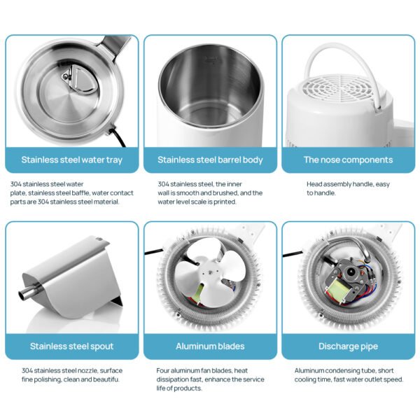 06 4L Home Use Water Distiller to Make Pure Water Machine
