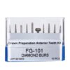 CE Approved High Speed Dental Burs Dental FG Diamond Burs Kit