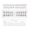 Best Sold White-Card Wholesale Dental Bondable Metal Brackets